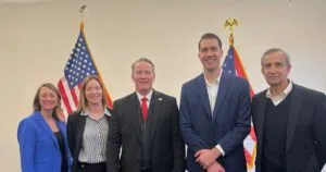 Snyder Manufacturing employees with government officials at Advocacy Days in Washington DC
