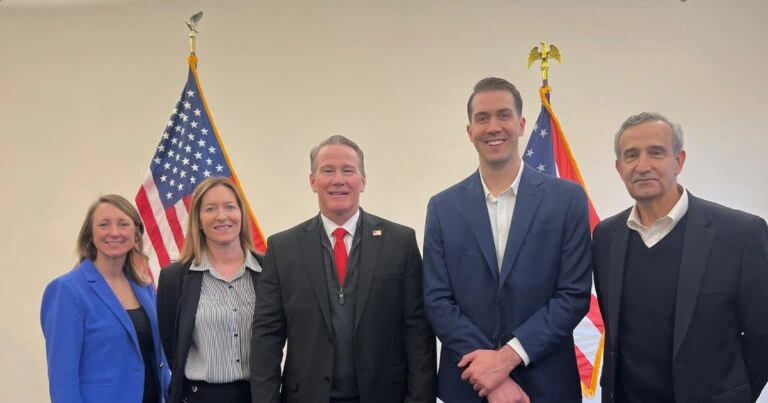 Snyder Manufacturing employees with government officials at Advocacy Days in Washington DC